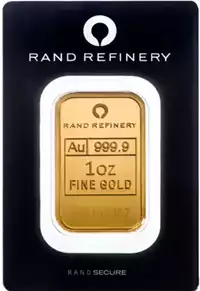 Złota sztabka 1 uncja Rand Refinery